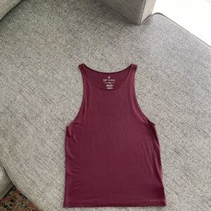 AE Burgundy Tank Top